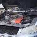 Експлозија на Дедињу, горело више возила