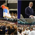 "Ponosan sam na svakog građanina Srbije" Vučić na skupu u Beogradu: Nikome nećemo dozvoliti da ruši naše nacionalne…