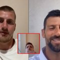 VIDEO Đoković zapevao pesmu za oproštaj Teodosića, Bogdan zapalio cigaru: Oglasili se Jokić, Belineli…