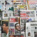 Naslovne strane za ponedeljak, 12. oktobar 2026. godine