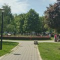 JKP „Mediana“ Niš: Postavljanje podloge za mobilijar u parku Svetog Save
