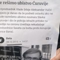 Matić o zahtev za zaštitu zakonitosti u slučaju presude za ubistvo Ćuruvije: Netačne interpretacije iskaza svedoka