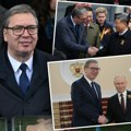 (Foto, video): Vučić u Moskvi na proslavi Dana pobede: Dočekao ga Putin, prošetao gradom sa Si Đinpingom