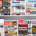 Naslovne strane današnjih novina: Prelistavanje štampe za nedelju, 6. jul 2025. godine