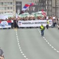 Skup podrške prosvetnim radnicima u Beogradu