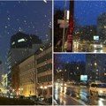 (Foto, video) Zavejalo i u Novom Sadu, širom Vojvodine kiša prešla u susnežicu. Oglasio se i RHMZ: Evo šta nas čeka tokom noći…