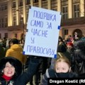 Sa protesta u Beogradu zatraženo povlačenje izmena pravosudnih zakona