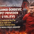 Isti student, ponovo incident: Vladimir Đorđević opet priveden u Valjevu