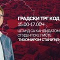 Studentska lista pozva Leskovčane na razgovor sa Tihomirom Stanićem, kandidatom ove liste