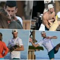 Novak go do pojasa, a Jelena drhti u jakni! Đokovići uživaju na luksuznom mestu - nakon igrica sa decom, pao je i slatki…