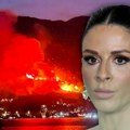 Ana Sević u blizini požara u Crnoj Gori: Objavila jezivu sliku sa lica mesta, vatra se približava kućama: "Gospode pomozi"