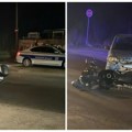 Teška nesreća na Smederevskom putu: Sudarili se automobil i motor FOTO