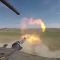 Ruski tenkovi NA frontu: Melju po Zaporoškoj oblasti (video)