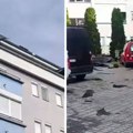 Nevreme opustošilo Smederevo: Obrušio se krov na zgradi, oštećeni parkirani automobili