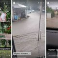 Gigantski grad padao u Vrčinu, bujice potopile ulice Zvezdare, Voždovca, Rakovice, moguć novi udar nevremena