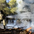 Evakuisana četiri naselja na ostrvu Evija zbog požara