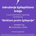 Udruženje Epileptičara Srbije u nedelju „Biciklom protiv epilepsije”