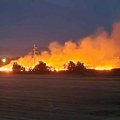 U selu Bogojvce pukao dalekovod i izazvao požar