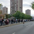 Protest u Novom Sadu zbog skupova "Građani protiv blokada": Žandarmerija blokirala Klisanski most (foto)