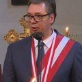 Predsedniku Vučiću uručen orden budimske eparhije u Mađarskoj: Ulagaćemo i dalje u svetinje, nadam se da ću opravdati…