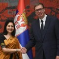 Politički dijalog Srbije i Indije kreće novoutvrđenim tempom: Predsednik Vučić primio akreditivna pisma novoimenovane…