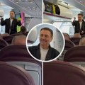 Neočekivan potez Kebe u avionu! Putnici u čudu gledali šta radi, nisu znali kako da reaguju