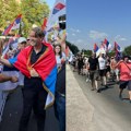 Dašić posle četiri dana pešačenja stigao na skup u Beogradu, studenti u “Vidovdanskom maršu” do Kraljeva