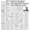 Ponoš: Podgorica je novi neprijatelj Vučićevog režima