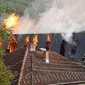 Požar u dvospratnici na Magistrali (VIDEO)