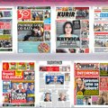 Naslovne strane današnjih novina: Prelistavanje štampe za petak, 10. april 2026. godine