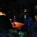 Požar na adi: Vatra noćas progutala privatni splav (video)