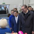 Vučić obilazi fabriku Yusei Machinery u Nišu