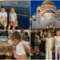 (Фото) Две године је носила појас Пресвете Богородице! Данас је мајка тројки, а 11 сати је са децом чекала да целива светињу