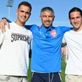 Sinovi Siniše Mihajlovića posetili FSS, ugostio ih Aleksandar Kolarov