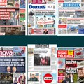 Naslovne strane sutrašnjih novina: Prelistavanje štampe za nedelju, 7. septembar 2025. godine