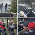 Haos u Hagu nakon presude Tačiju: Pristalice OVK gađale policiju kamenjem, upotrebljen vodeni top (video)