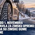 Od 1. novembra do 1. aprila: Pravila o zimskoj opremi koja treba znati