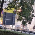 Zapalio se "porše", haos Na novom Beogradu! Nastale kilometarske kolone, helikopteri na licu mesta (VIDEO)