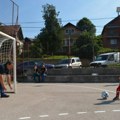Uređeno igralište: Opština poklonila lopte i mreže