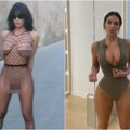 Šetale gole kao od majke rođene: Bjanka Ćensori i Kim Kardašijan paradirale su u skandaloznim izdanjima bez blama (Foto)