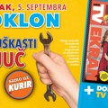 U petak, 5. Septembra, uz Kurir – TV Ekran i viljuškasti ključ na poklon!