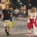 VIDEO: Čačani dezinfikovali i okadili ulice kojima su se prethodno kretale pristalice SNS