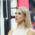 Prelepa voditeljka Arene oduševila navijače u Beogradu stajlingom na meču Zvezda - Baskonija