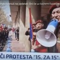 N1: Veterani 63. padobranske brigade krenuli ka Skupštini da štite studente