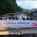 Политички рат транспарентима у Ужицу
