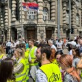 Protest "Fakulteti na raskrsnici" ispred Vlade Srbije