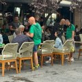 Kiprani "okupirali" centar Beograda: Navijači AEK-a iz Larnake ovde spremaju za meč sa Partizanom