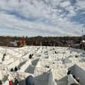 VIDEO: Najveći snežni lavirint sastoji se od 60.000 blokova snega