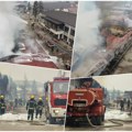 Пожар у Новом Пазару готово угашен: Погледајте каква је ситуација на лицу места, нема опасности од ширења (фото)