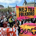Deseci hiljada u Malmeu protestuju protiv učešća Izraela na Eurosongu